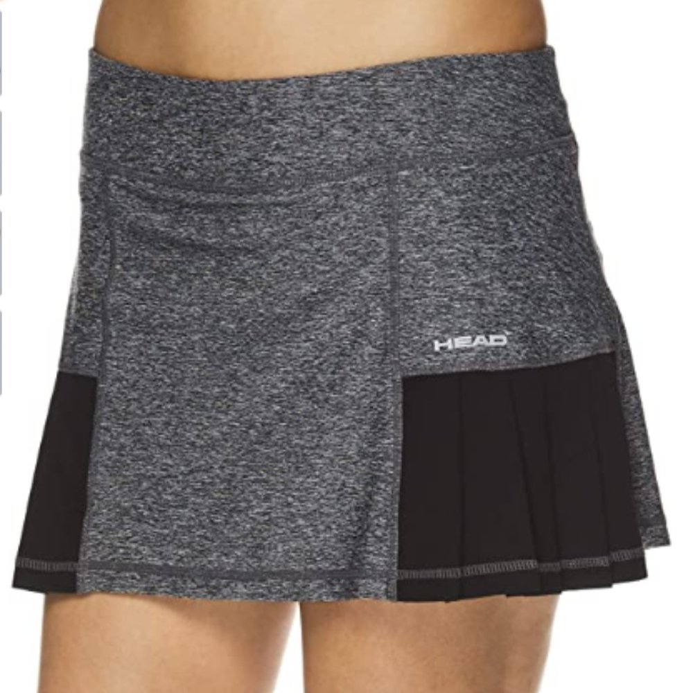 Head Tennis Black Gray Skirt Skort Size Medium